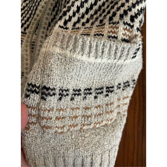 Cupcakes and Cashmere Women's Multicolor Stripes Open Cardigan Sweater Medium - Picture 7 of 7